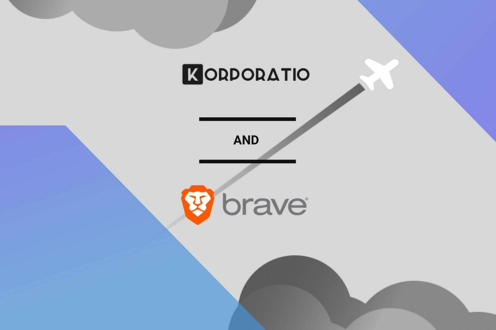 korporatio joins brave publishers network